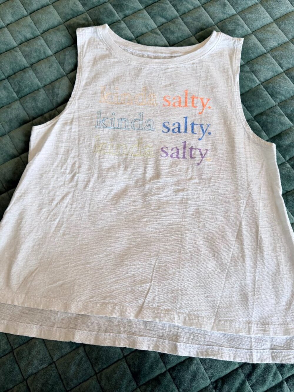 Size M Roxy Kinda Salty Sleeveless Tee Tanktop